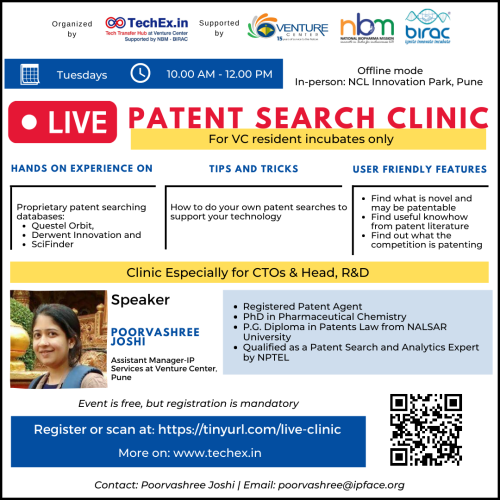 Live Patent Search Clinic Live Patent Search Clinic