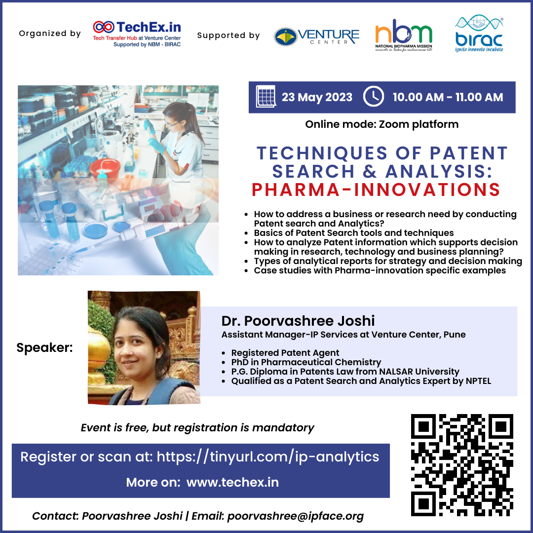 23May23-Technique of Patent Search and Analysis for Pharma-innovations (1)