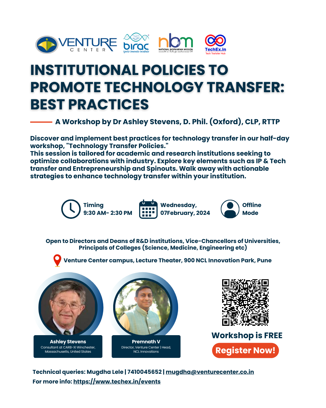 Institutional Policies to Promote Technology Transfer Best practices